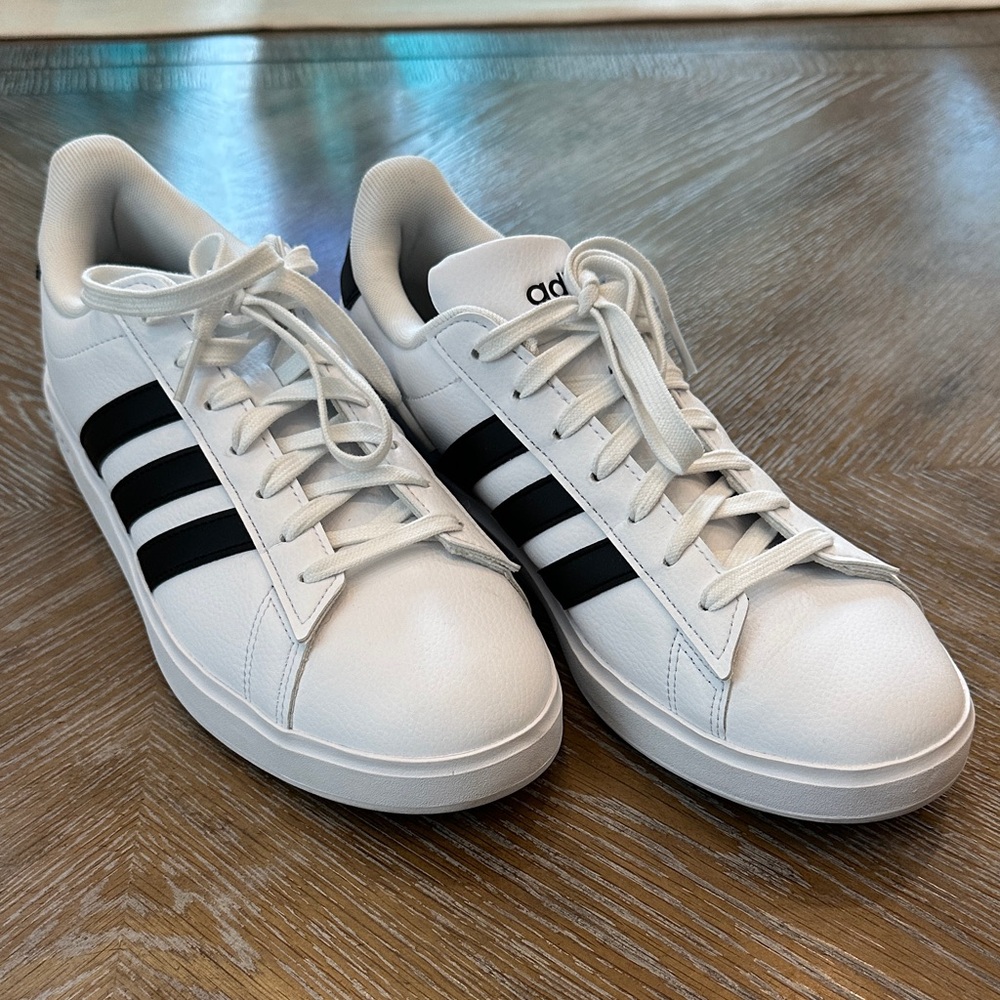 Adidas Women’s Classic White and Black Sneakers